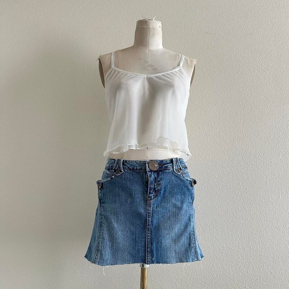 handmade white sheer camisole - Picture 1 of 8